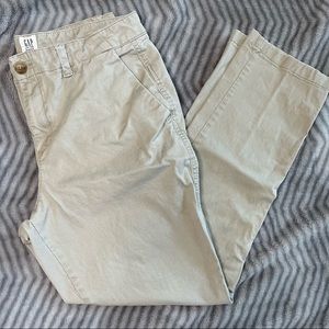 GAP Khaki Girlfriend Chino High Rise 4 Pocket Pants 6
